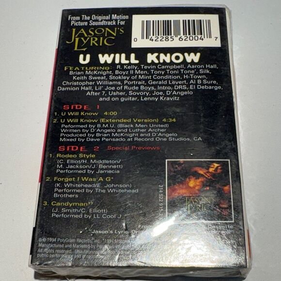 Jason's Lyric Soundtrack Cassette - Picture 2 of 3